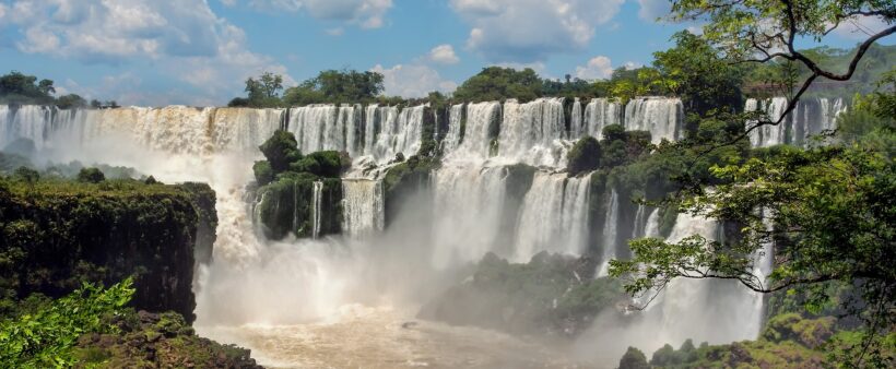The majestic Iguazu Falls