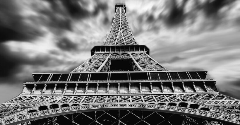 Eiffel Tower Close Up, Paris