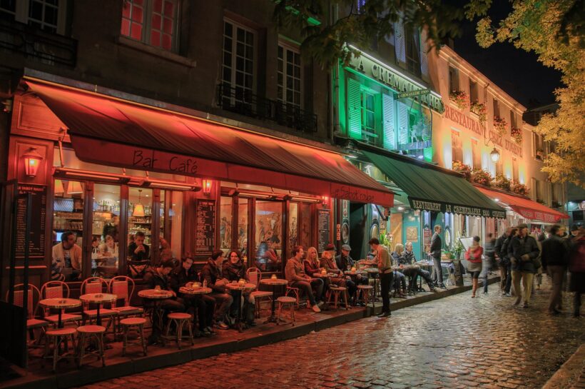 Streetside Cafes, Paris