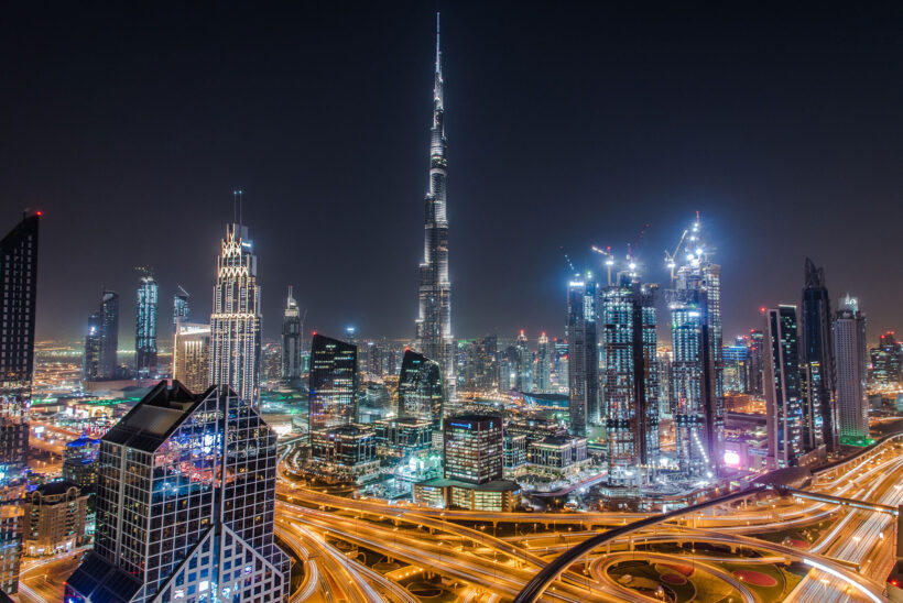 Night Skyline, Dubai