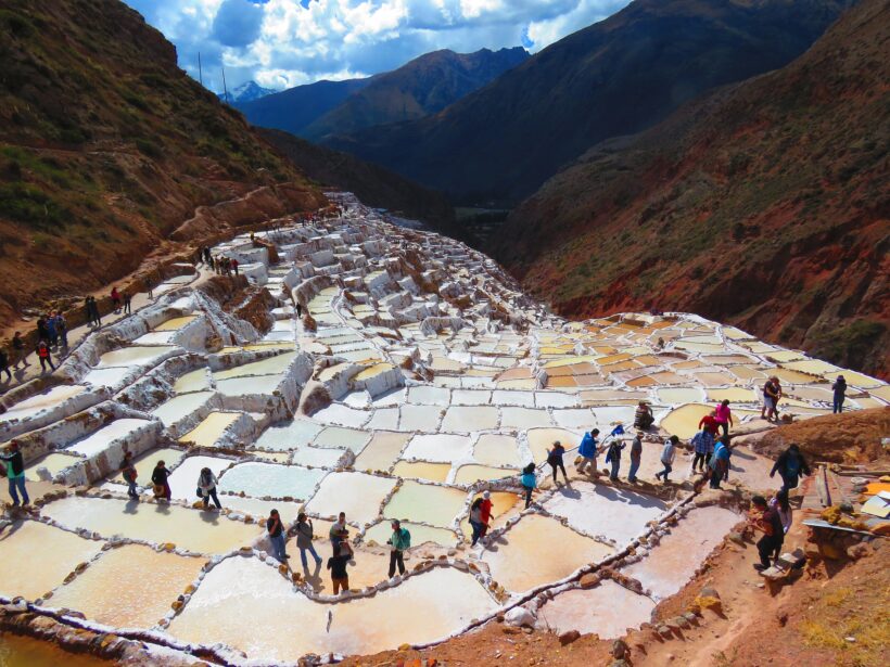 Ancient Inca Salt Mine of Maras, Sacred Valley