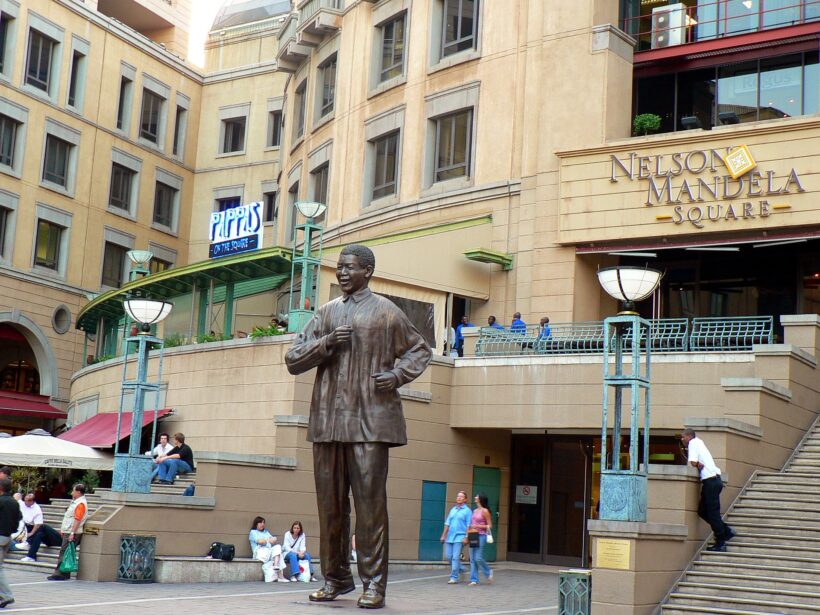 Nelson Mandela Statue, Sandton, Johannesburg