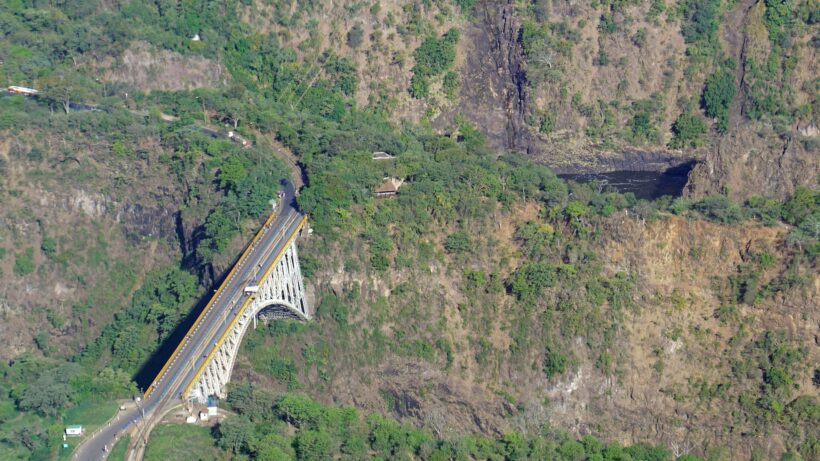 Victoria Falls Bridge between Zimbabwe and Zambia